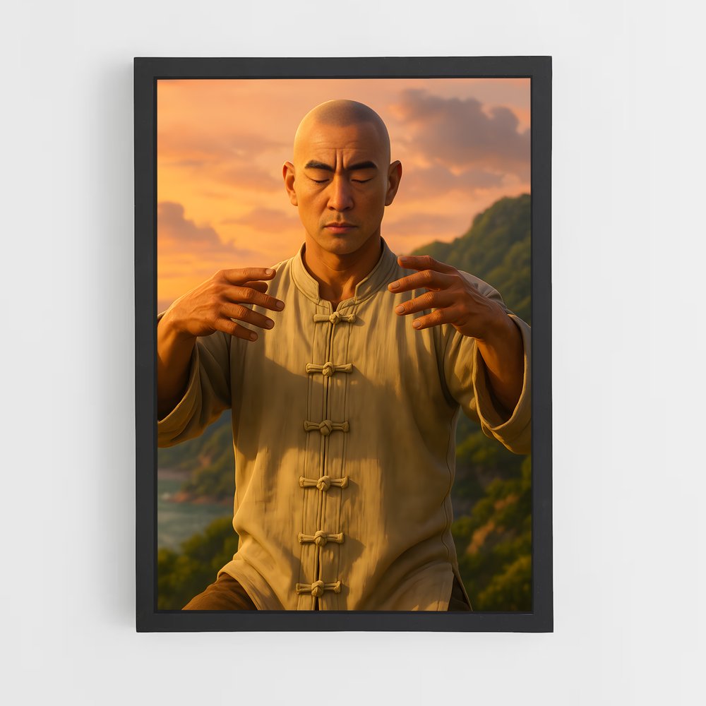 Poster Le Maître des Arts Martiaux – affiche Kung Fu (vue 2)